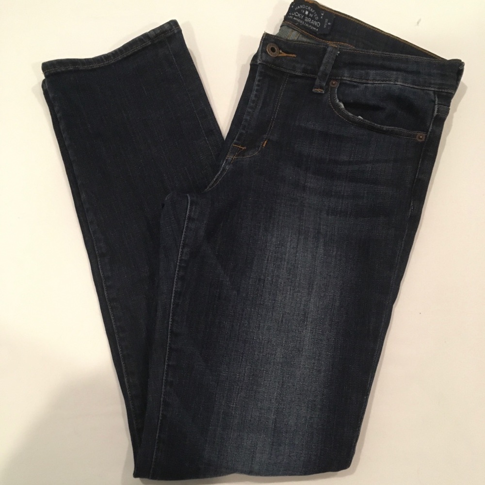 Lucky Brand “Sweet Straight” Mid-Rise Jeans